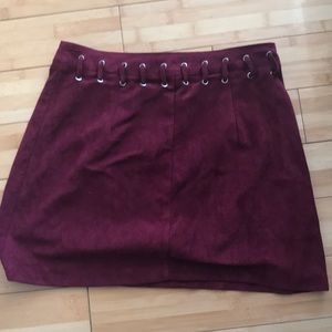 Maroon LF skirt